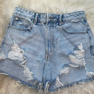 Zara denim jean shorts size 4